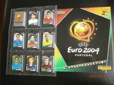 Panini EM Euro 2004 mit Ronaldo, Zidane, Komplett-Satz Album + 334 Sticker lose*