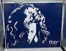 Altes Großes Blech Schild Werbung Poly Haarcosmetic Alt Blechschild 80er Friseur