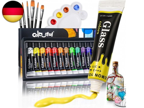 Acrylglasfarben set mit - acrylglasfarben-set, 6