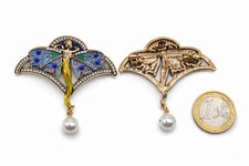 Brosche Jugendstil Art Deco