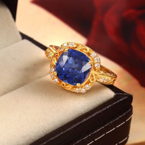 9mm kissenblau saphir - kissenblau, promise