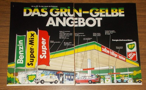 Seltene werbung british - werbung, bp