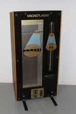 Magneplanar Magnepan das Funktionsprinzip Tafel Werbung Lautsprecher Sehr Selten