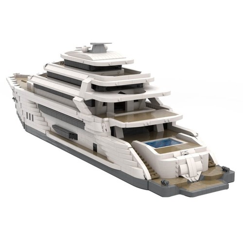 Große super luxus yacht - große, super-luxus-yacht