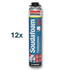 Soudal Soudafoam Gun B2 Pistolenschaum 12 x 750 ml / Dämmschaum Bauschaum
