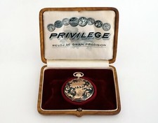 Taschenuhren Box - Etui  PRIVILEGE - für Uhr bis 4,5 cm