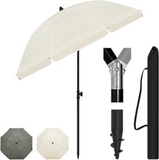 Strandschirm, UV-Schutz UPF 50+, Sonnenschirm mit Tragetasche #014