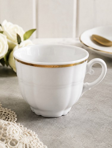Mitterteich kaffeetassen weiß - kaffeetassen,