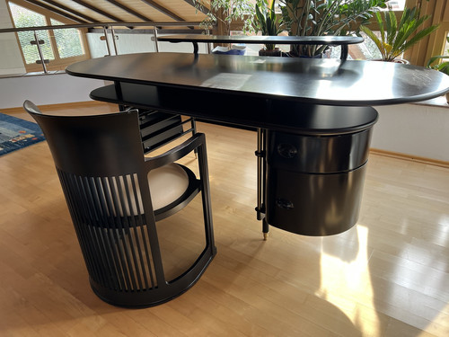 Schreibtisch schwarz von frank - schreibtisch,