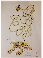 Marsupilami gaston poster - marsupilami,
