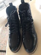 damen stiefeletten 39 schwarz Lack von Studio London