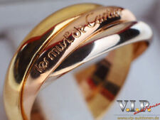 CARTIER TRINITY BAGUE MEDIUM RING GOLDRING 18K TRICOLOR GOLD ANELLO SORTIJA (51)