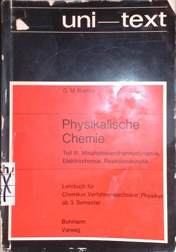Physikalische chemie teil 3 - -,