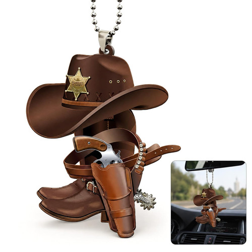Cowboy hut auto anhänger - cowboy,