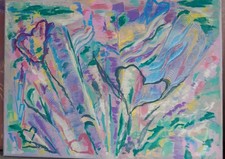 Acrylbilder handgemalt