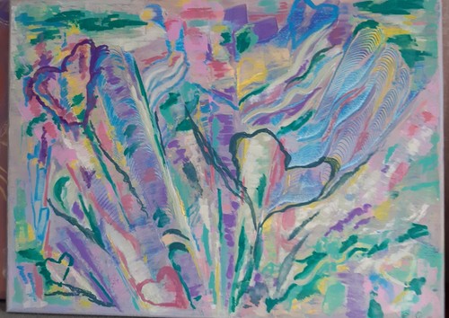 Acrylbilder handgemalt