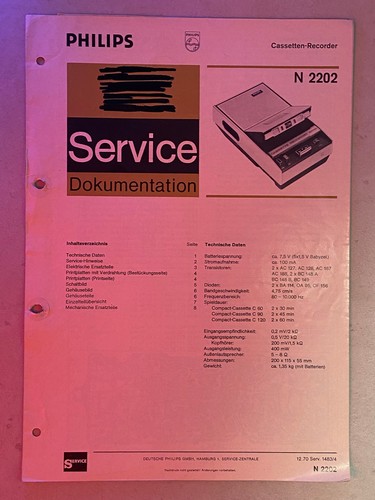 Philips service manual für - service-manual,