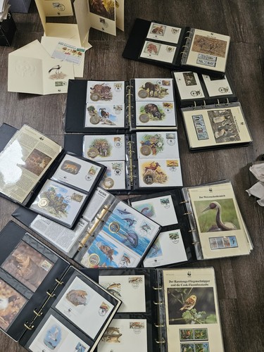 Wwf sammlung konvolut münzen - sammlung,