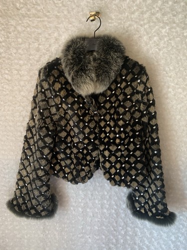 Bolero jacke echtfell - echtfell, hase