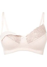 BH ohne Bügel Bio-Baumwolle Gr. (75) B Cremerosa Naturstein Bra Oberteil Neu*