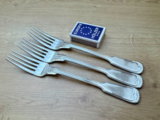 WMF Augsburger Faden - Cromargan - 3 Menügabeln Gabeln 19,5 cm