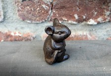 Dekofigur maus gusseisen - dekofigur,