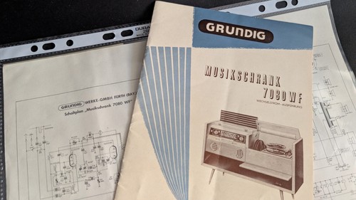 Grundig musikschrank 7080wf - musikschrank,