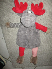 Elch mit Wärmflasche, ca. 55 cm. Ungebraucht, war nur Deko.