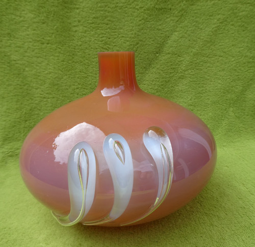 Vintage design glasvase - vintage,