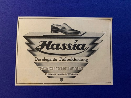 1929 hassia schuhe - 1929, hassia,