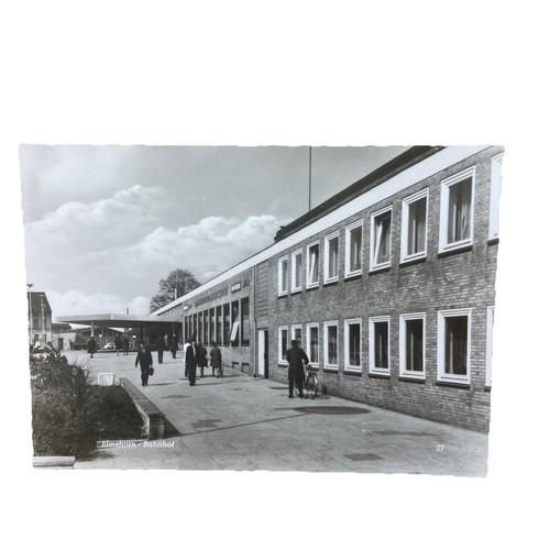 Postkarte elmshorn bahnhof - elmshorn,