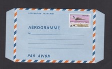 Luftpost Leichtbrief - Aerogramme - Concord über Paris , Frankreich   1979