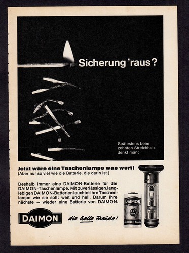 3w6015 alte reklame von - 3w6015/, 1964