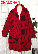 CHALONA Designer Mantel ROT