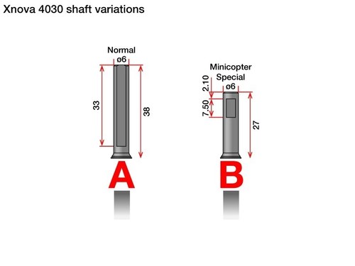 Xnova 4030 ersatzwelle - xnova,