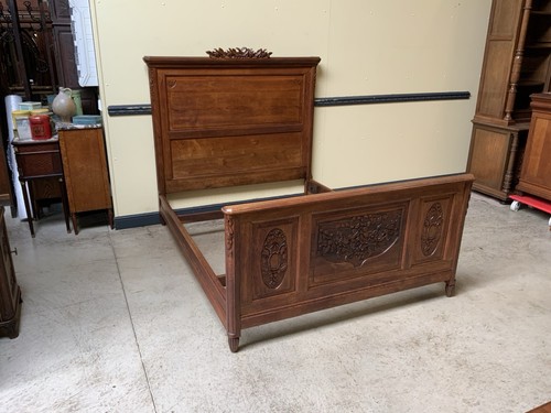 Antikes jugendstil bett - antikes,