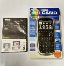 Casio FX-CG20 Taschenrechner Grafikrechner + CAS + GTR für Schule + Studium