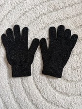 Handschuhe schwarz mit - schwarz,