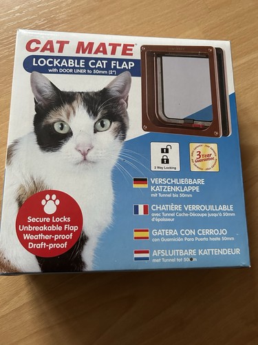 Katzenklappe neu 2x20cm - katzenklappe, 19,2x20cm