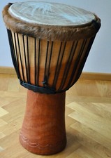Djembe Afrikanische Trommel Durchm. 37cm, H 60cm