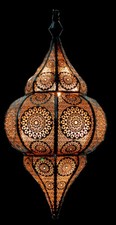 Orientalische Hänge Lampe "KALAHARI"  H 49 cm
