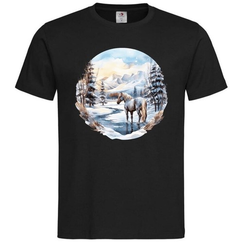 Shirt pferde reiten - t-shirt, pferd