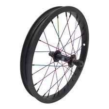 Mankind 16 Zoll BMX Laufrad Vorne Rainbow Speichen