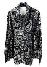 Retro Paisley Herren Hemd