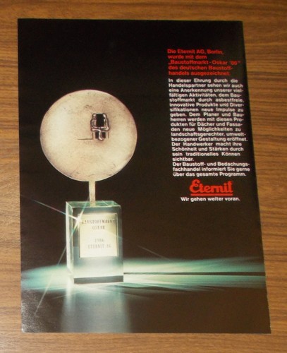 Seltene werbung eternit - werbung,