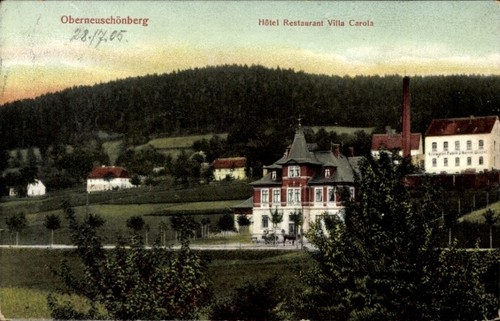Oberneuschönberg olbernhau - ak,