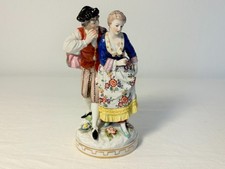 Antike Porzellan Figur Ludwigsburg Liebespaar Mann und Frau  17cm