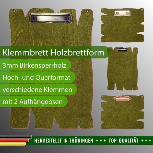 Bütic holz klemmbrett - holz,