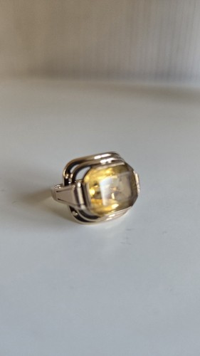 Vintage damenring 333 gelbgold - vintage,