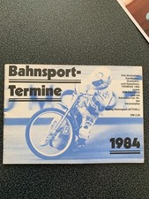 BAHNSPORT TERMINE 1984 Booklet
